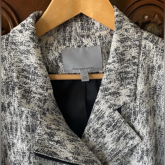 Classiques Entier Tweed Moto Jacket
Linen Blend Women's size L - Picture 5 of 10